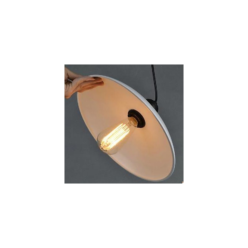 縮小された白いドロップライト素朴なロッジの伝統的なクラシックペンダントライト