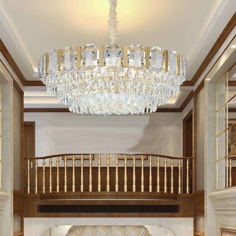 クリスタルペンダントライト 丸型天井照明器具