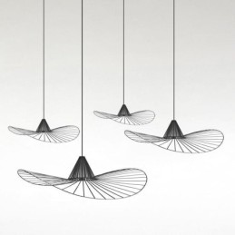 アイアンペンダントライト シンプル麦わら帽子ランプ 1灯