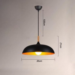 モダンなペンダントライト ミニマリスト装飾照明器具 ブラック ホワイト