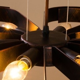 モダン ヴィンテージ シーリングライト アイアンフラワー型ペンダントライト