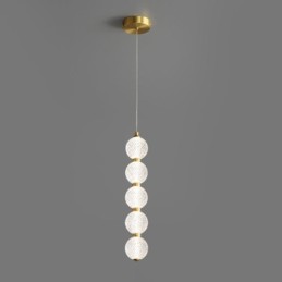 ペンダントライト アクリルビーズ装飾照明