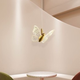 ペンダントライト アクリル バタフライ 天井照明器具