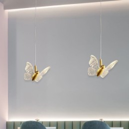 ペンダントライト アクリル バタフライ 天井照明器具