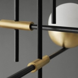 ガラスボールシャンデリア天井照明