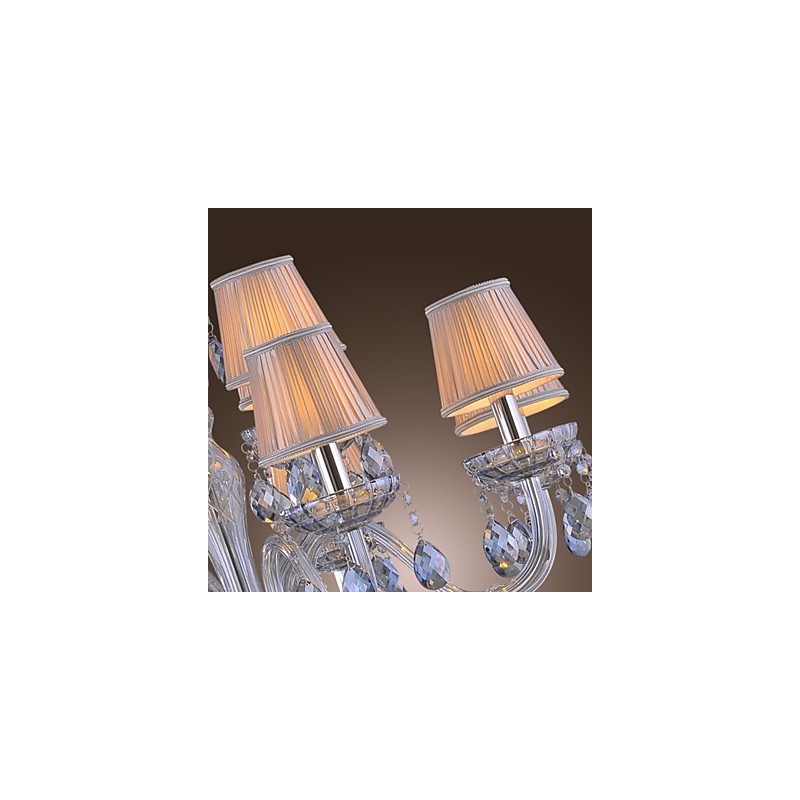 伝統的なクラシッククリスタル電気メッキガラスシャンデリア