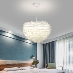 美しい羽根飾りペンダント照明器具