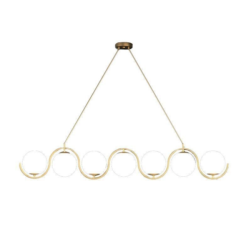 モダンなガラスグローブペンダントライトミニマリスト照明器具