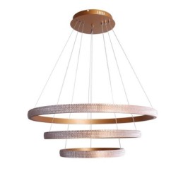 モダン ペンダント ライト アクリル 3 リング ランプ 80+60+40cm