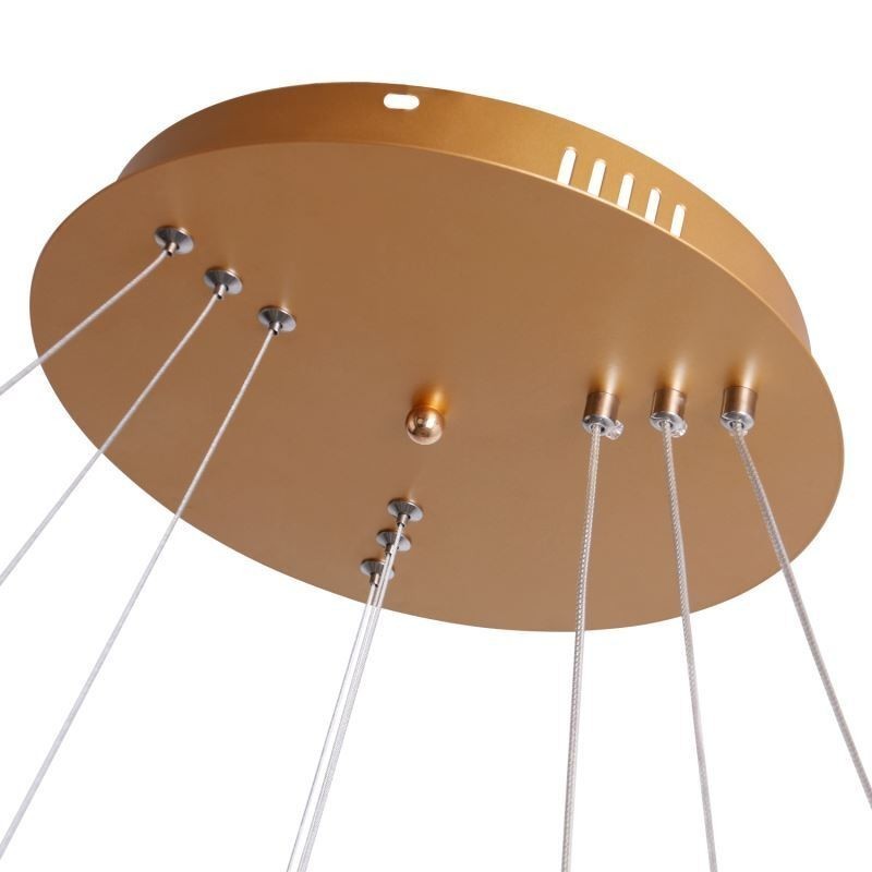 モダン ペンダント ライト アクリル 3 リング ランプ 80+60+40cm
