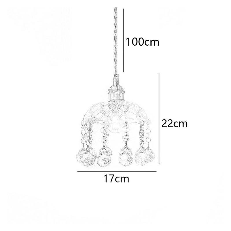 モダンなミニガラスペンダントライト 1 ライト装飾照明器具