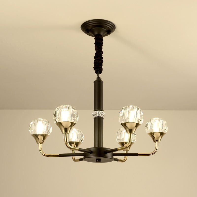 モダンなクリスタルペンダントライト エレガントなクリスタルシャンデリア