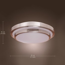 モダンコンテンポラリー電気メッキフラッシュマウント