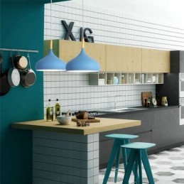 モダンなペンダントライト アルミマカロンランプ ホーム調節可能なライト