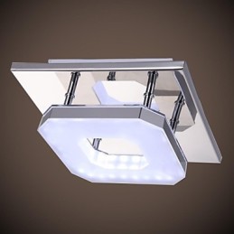 アクリル フラッシュマウント 1 ライト モダン アクリル 電気メッキ ステンレススチール