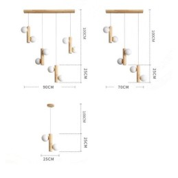 木製ペンダントライト マジックビーン クラスター シーリングライト アイランド