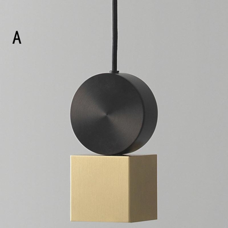 モダンなペンダントライト 北欧アクリルランプ 幾何学照明ライト