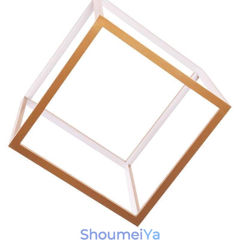 ポストモダンペンダントライト 幾何学的なゴールドの吊り下げライト