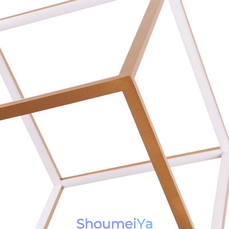 ポストモダンペンダントライト 幾何学的なゴールドの吊り下げライト