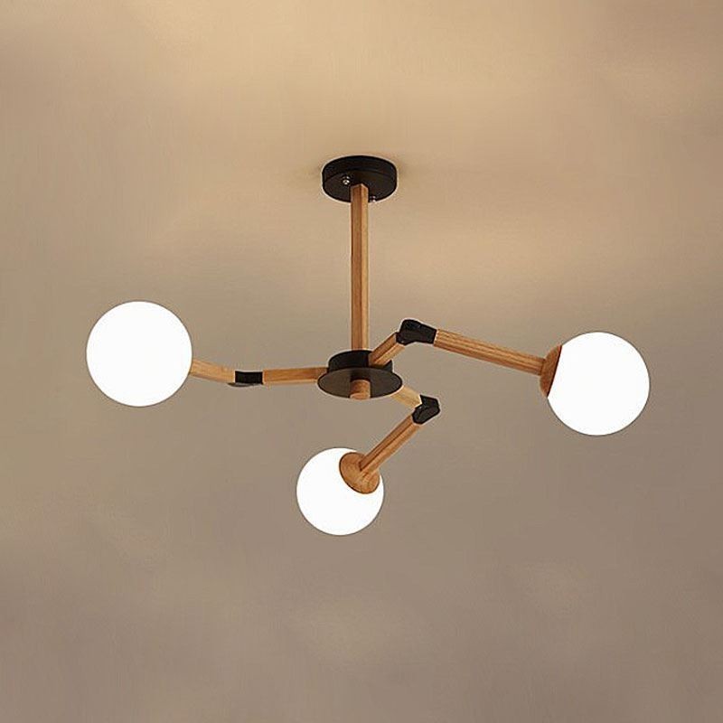 北欧マジックビーンペンダントライトクリエイティブ木製照明器具 北欧マジックビーンペンダントライトクリエイティブ木製照明器具