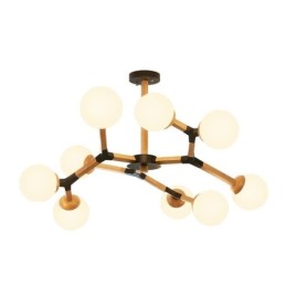 北欧マジックビーンペンダントライトクリエイティブ木製照明器具