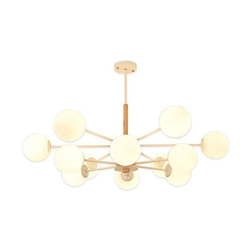 マジックビーンペンダントライトクリエイティブ北欧木製照明器具
