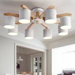 ノルディックログペンダントライトマカロン照明器具