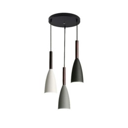 モダンでシンプルなペンダントライト 3灯 クリエイティブなアルミアート照明器具 カフェ