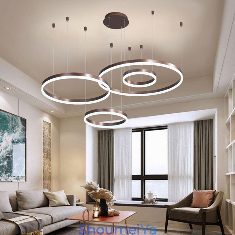 ポストモダンペンダントライト アクリルリングシェイプペンダントライト