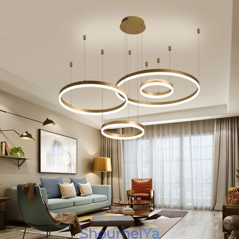 ポストモダンペンダントライト アクリルリングシェイプペンダントライト