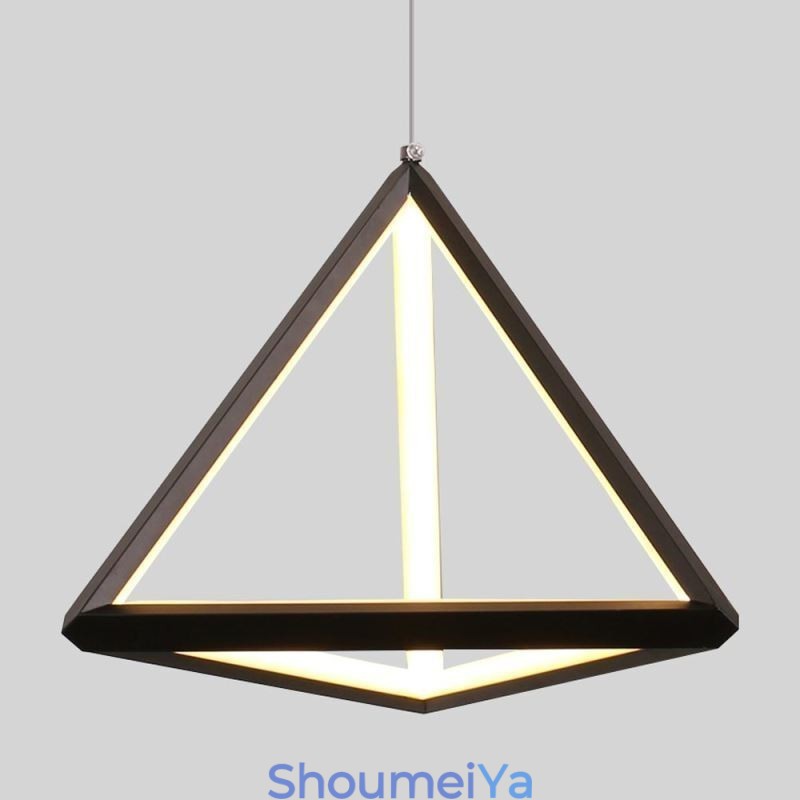 ポストモダンペンダントライト幾何学的な三角形のライトクリエイティブランプ照明