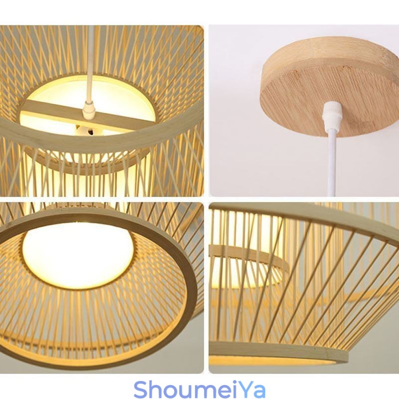 ランタン竹ペンダントライトクリエイティブな日本のペンダントライト