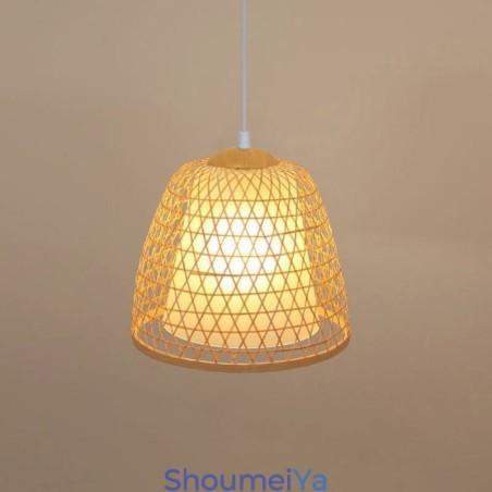 ビジュアルコンフォートドームバンブーペンダントライト