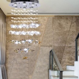 北欧ペンダントライト クリエイティブな蝶のガラスペンダントライト