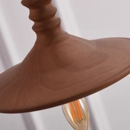 ラバーウッドペンダントライトインヴィンテージ吊り下げライト