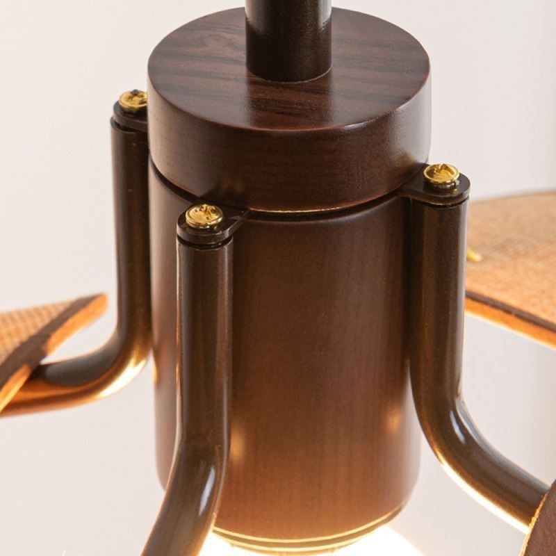 北欧ペンダントライト 侘び寂びスタイル ファブリックランプシェード 装飾天井ライト