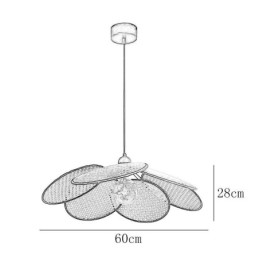 ペンダントライト ナチュラル シンプル 手編みランプ