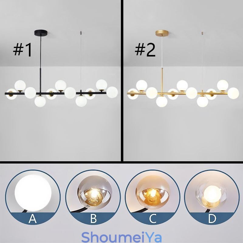 ペンダントライト マジックビーンズ 分子ガラス 天井ライト