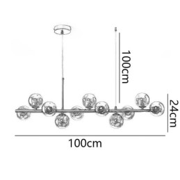 ペンダントライト マジックビーンズ 分子ガラス 天井ライト