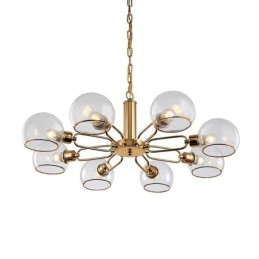 ガラスペンダントライト モダンミニマリスト錬鉄製天井ライト