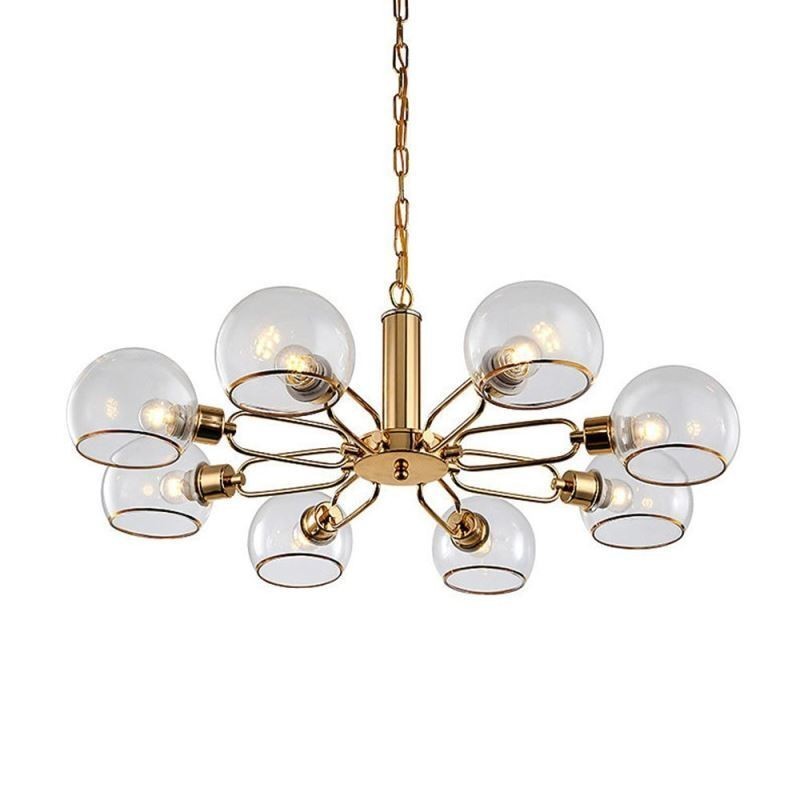 ガラスペンダントライト モダンミニマリスト錬鉄製天井ライト