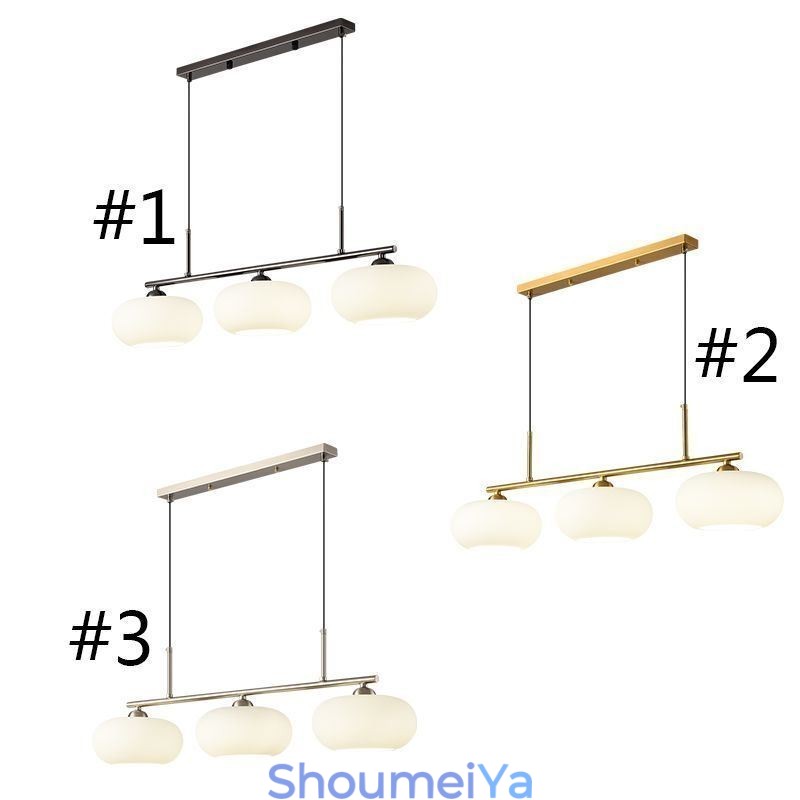 北欧ガラスペンダントライトクリエイティブ錬鉄天井ライト