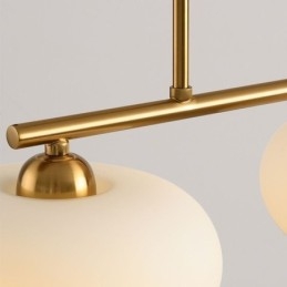 北欧ガラスペンダントライトクリエイティブ錬鉄天井ライト