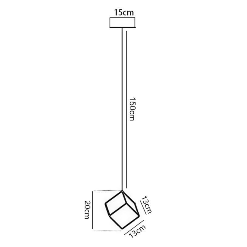 クリエイティブガラスペンダントライトパビリオン天井ライト