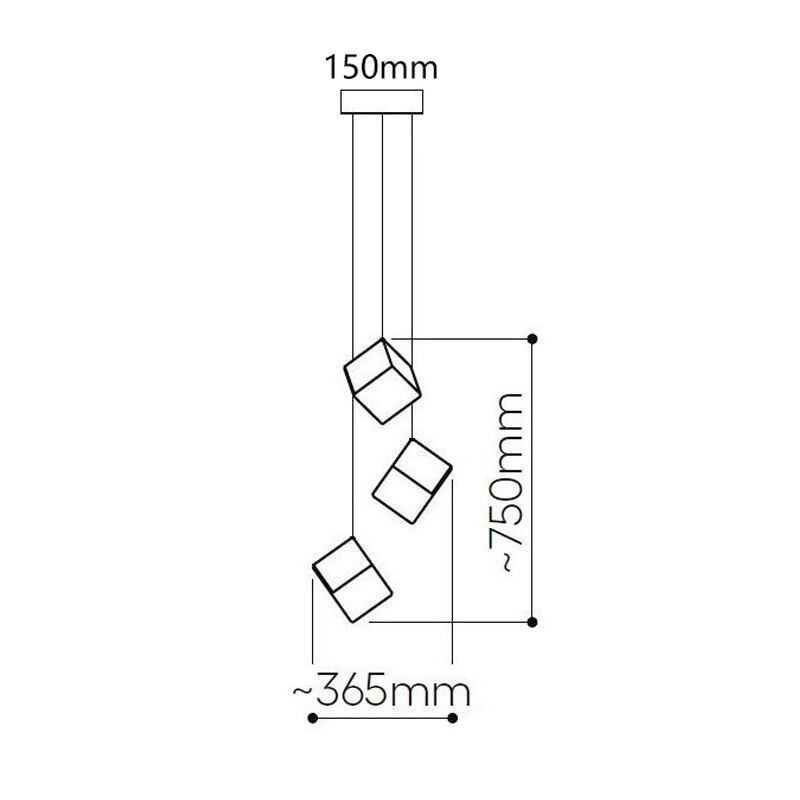 クリエイティブガラスペンダントライトパビリオン天井ライト