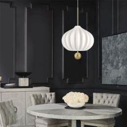 モダンな白いガラスのペンダントライトボール型ミニマリスト天井ライト