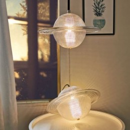 モダンなガラスペンダントライト形状の天井ランプ