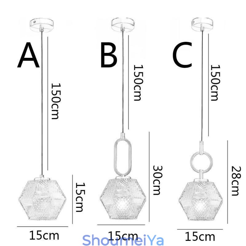 モダンなペンダントライト ガラス製ホーム照明 クリエイティブなペンダントライト