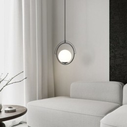 ガラスボールペンダントライト装飾ホーム吊り下げランプ