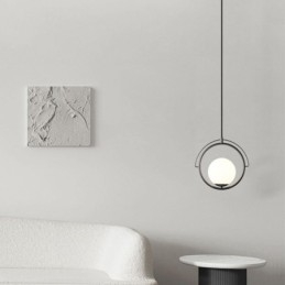 ガラスボールペンダントライト装飾ホーム吊り下げランプ